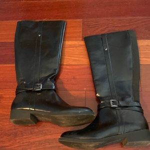 black knee boots